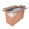 Fabri-Kal Kal-Clear/Nexclear Drink Cup Lids, Squat Dome Lid with 1.75 in. Hole, Fits 32oz Cold Cups, Clear, 500PK 9508066 - alternate 3